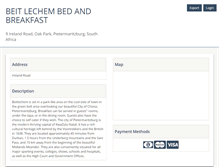 Tablet Screenshot of beitlechem.co.za